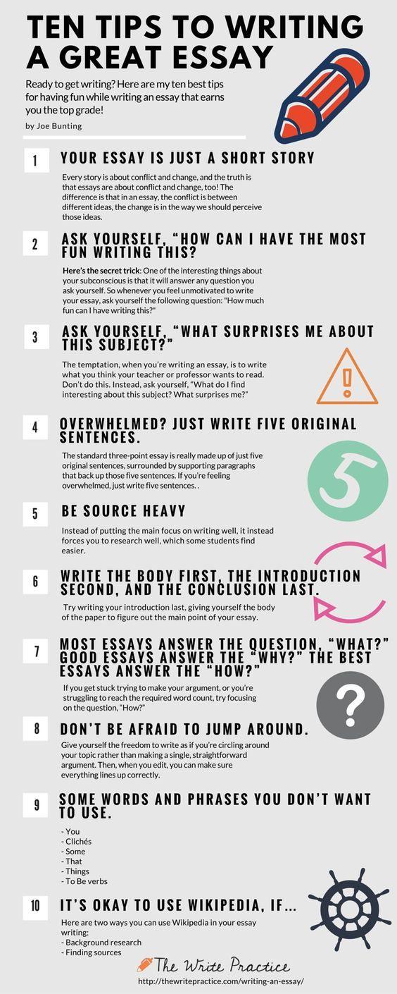 10 tips to writting great essay
