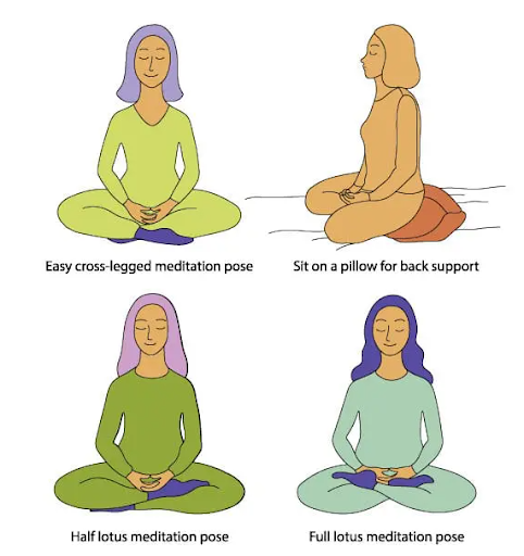 basic poses that contribute to better meditating